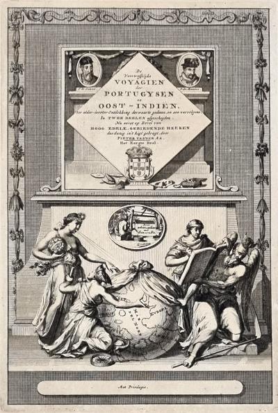 Jan Goeree (d’après) - Les principaux voyages des Portugais - gravure XVIIème 2