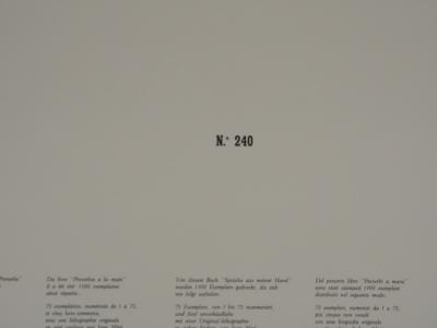 Joan MIRO : Ma de Proverbis , Livre d’artiste illustré 2