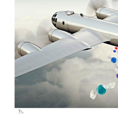 Mr STRANGE - Bonbonbardier , 2021 - Tirage pigmentaire original signé et numéroté 2