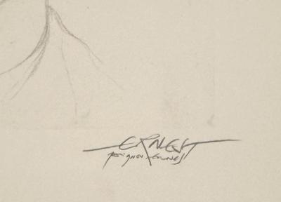 Ernest PIGNON-ERNEST  - Rimbaud, 1986 - Lithographie signée au crayon 2