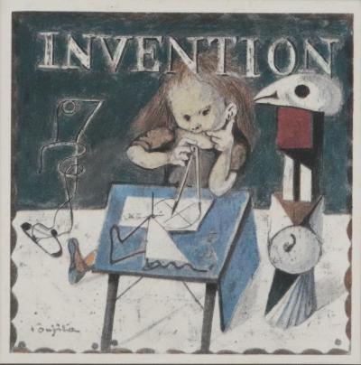 Tsuguharu FOUJITA - L’inventeur - Lithographie signée dans la planche 2