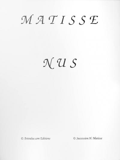 Henri Matisse - Nus - Portfolio 7 lithographies 2