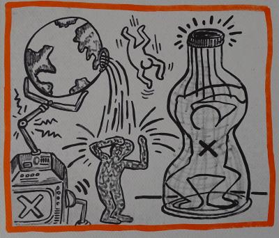 Keith Haring - Sans titre, 1989  - Lithograph 2