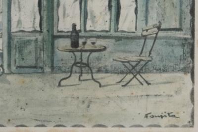 Tsuguharu FOUJITA - Vins et Liqueurs - Lithographie signée dans la planche 2