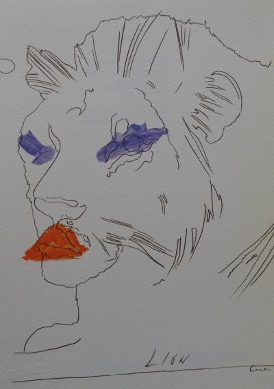 Andy WARHOL  -Lion, 1975 - Lithograph 2