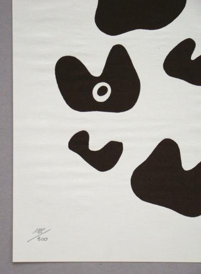Jean Hans ARP - Constellation avec cinq éléments, 1960 - Sérigraphie édition limitée 2