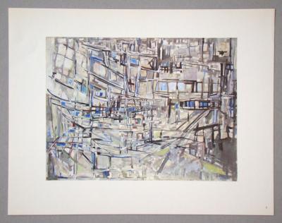 Maria Helena VIEIRA DA SILVA - La verrière, 1960 - Lithographie offset signée 2