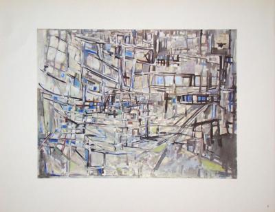 Maria Helena VIEIRA DA SILVA - La verrière, 1960 - Lithographie offset signée 2