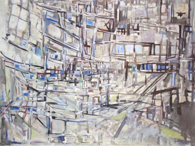 Maria Helena VIEIRA DA SILVA - La verrière, 1960 - Lithographie offset signée