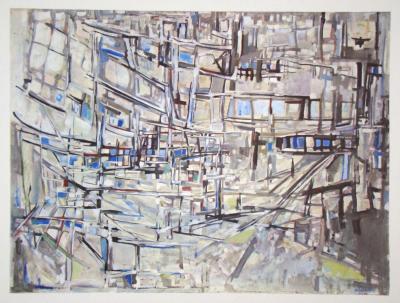 Maria Helena VIEIRA DA SILVA - La verrière, 1960 - Lithographie offset signée 2