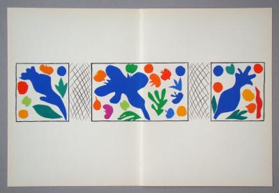 Henri MATISSE (d’après) - Coquelicots, 1958 - Lithographie en couleurs 2