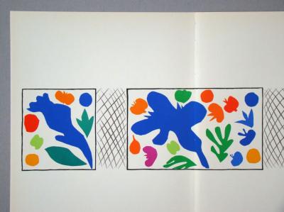 Henri MATISSE (d’après) - Coquelicots, 1958 - Lithographie en couleurs 2