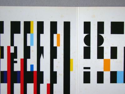 Yaacov AGAM - Composition cinetique, 1971 - Original screen print 2