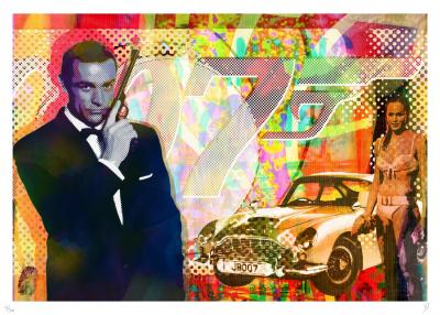 Vincent Sabatier - James Bond - Tirage pigmentaire original signé et numéroté 2