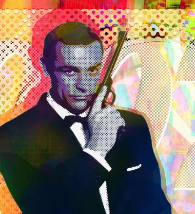 Vincent Sabatier - James Bond - Tirage pigmentaire original signé et numéroté 2