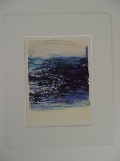 Zao Wou-Ki - Enluminures - Héliogravure - Signée 2
