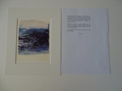 Zao Wou-Ki - Enluminures - Héliogravure - Signée 2
