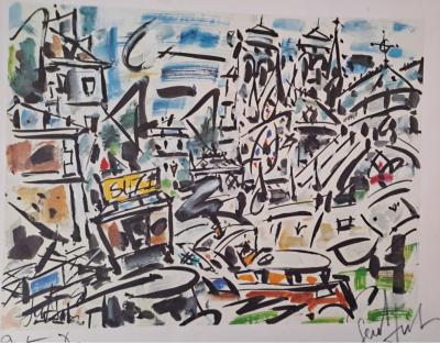 Gen PAUL - Notre-Dame de Paris, 1975 - Estampe originale signée 2