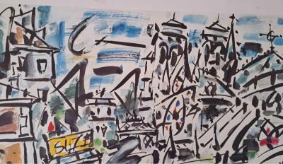 Gen PAUL - Notre-Dame de Paris, 1975 - Estampe originale signée 2