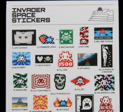 INVADER - Invader Space Stickers - Stickers 2