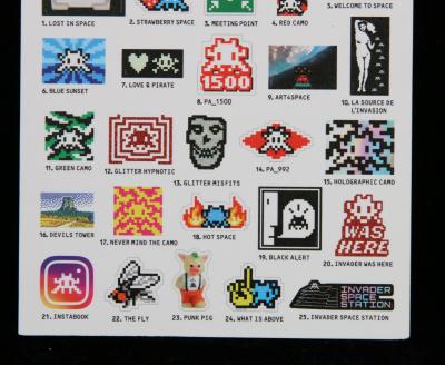 INVADER - Invader Space Stickers - Stickers 2