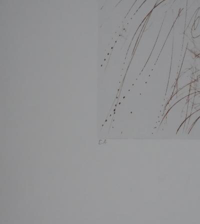 Salvador Dali : Roi Lear - Héliogravure signée 2