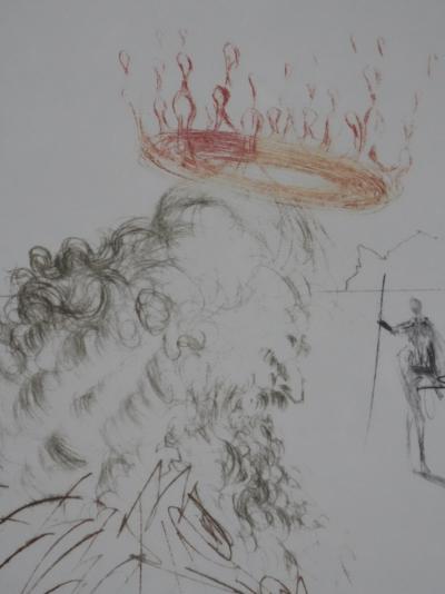 Salvador Dali : Roi Lear - Héliogravure signée 2
