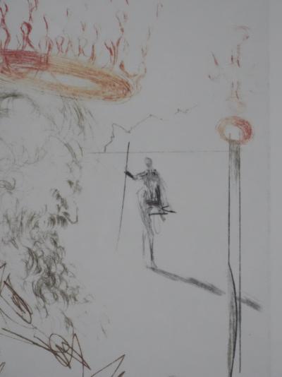 Salvador Dali : Roi Lear - Héliogravure signée 2
