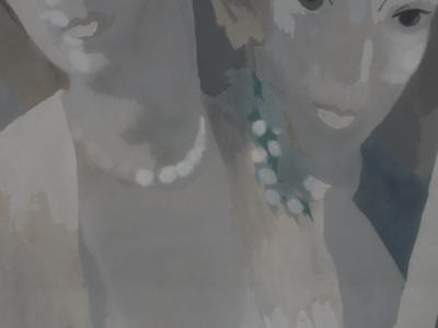 Marie LAURENCIN : Jeunes filles aux perles - Lithographie signée 2