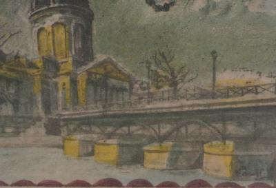 Tsuguharu FOUJITA : L’Académie Française, Lithographie originale signée 2