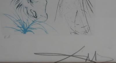 Salvador Dali  - Les femmes de Windsor - Héliogravure signée 2