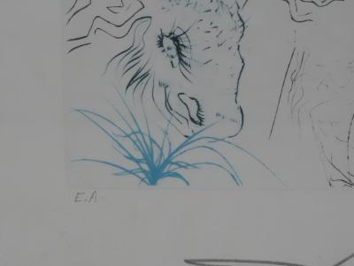 Salvador Dali  - Les femmes de Windsor - Héliogravure signée 2