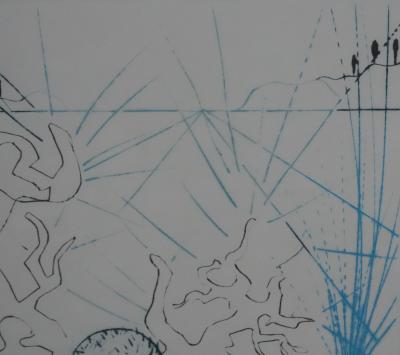 Salvador Dali  - Les femmes de Windsor - Héliogravure signée 2