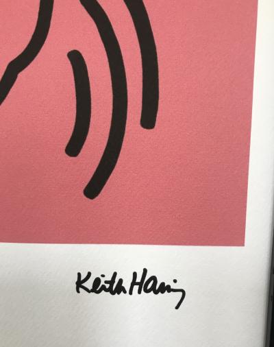 Keith HARING (d’après) - Autoportrait à la tentation - Sérigraphie signée 2