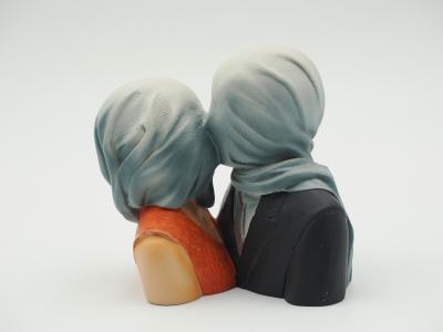 René Magritte - Les Amants - Sculpture