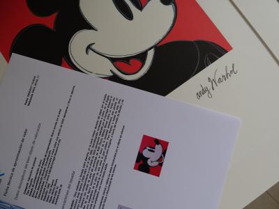 Andy Warhol (d’après) , Mickey Mouse, Lithographie 2