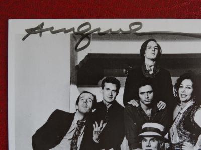 Andy Warhol, photograph postcard-  hand signed 2