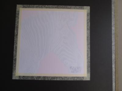 Andy Warhol - Zebra , from Endangered Species -  1987, serigrahy 2