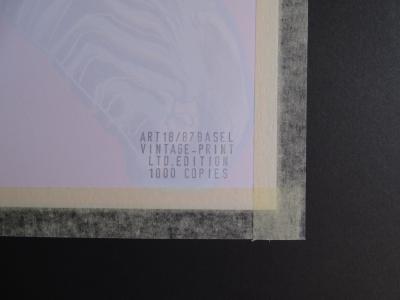 Andy Warhol - Zebra , from Endangered Species -  1987, serigrahy 2