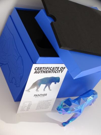 Richard Orlinski - Panther Blue Pearl, 2026 - sculpture 2