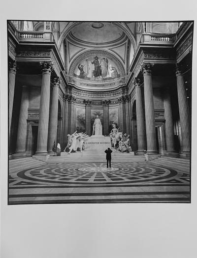 José Nicolas - Le visiteur du Pantheon 2020 - Tirage argentique 2