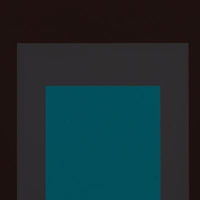Josef ALBERS: Homage to the Square, Set Off - Color silkscreen 2