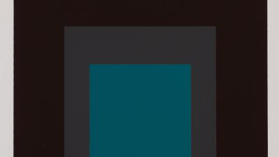 Josef ALBERS: Homage to the Square, Set Off - Color silkscreen 2
