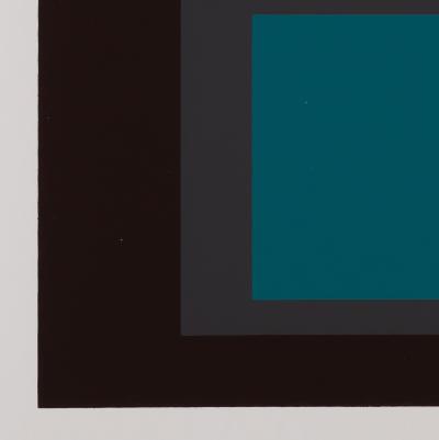 Josef ALBERS: Homage to the Square, Set Off - Color silkscreen 2