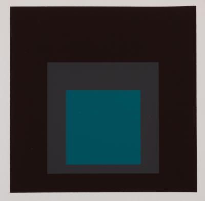 Josef ALBERS: Homage to the Square, Set Off - Color silkscreen 2