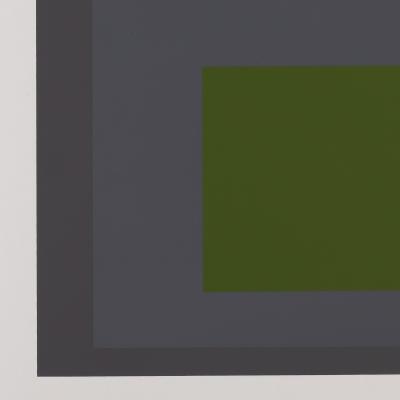 Josef ALBERS: Homage to the Square, Embedded - Color Screenprint 2
