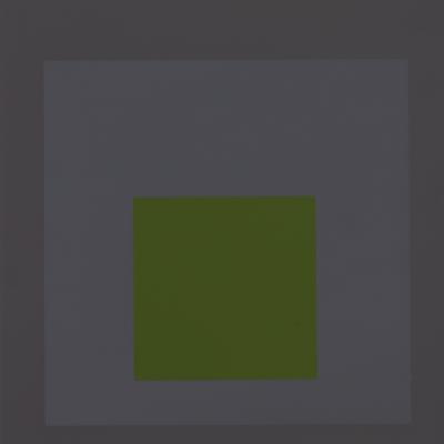 Josef ALBERS: Homage to the Square, Embedded - Color Screenprint 2