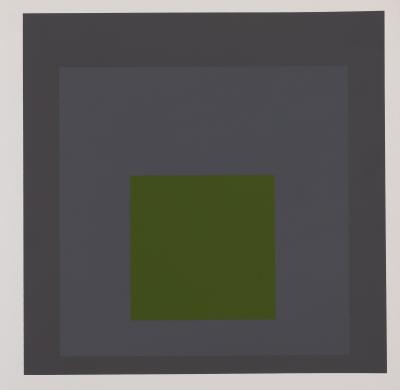Josef ALBERS: Homage to the Square, Embedded - Color Screenprint 2