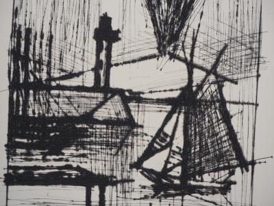 Bernard BUFFET : Le phare - Gravure originale 2