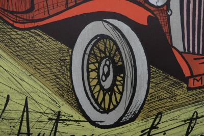 Bernard BUFFET: The Automobile - Original signed lithograph 2